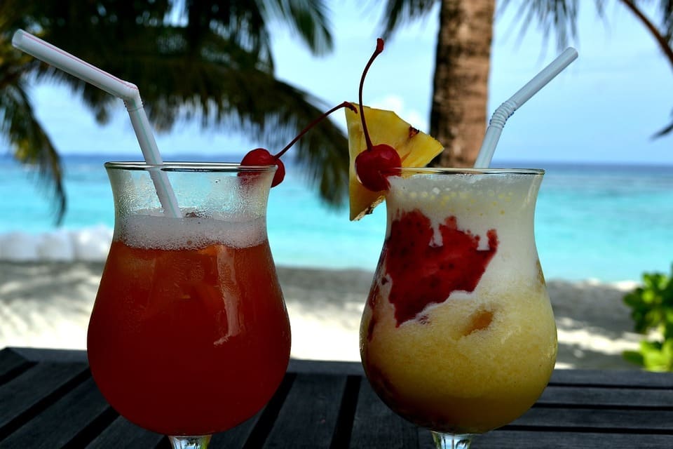 maldives - cocktails